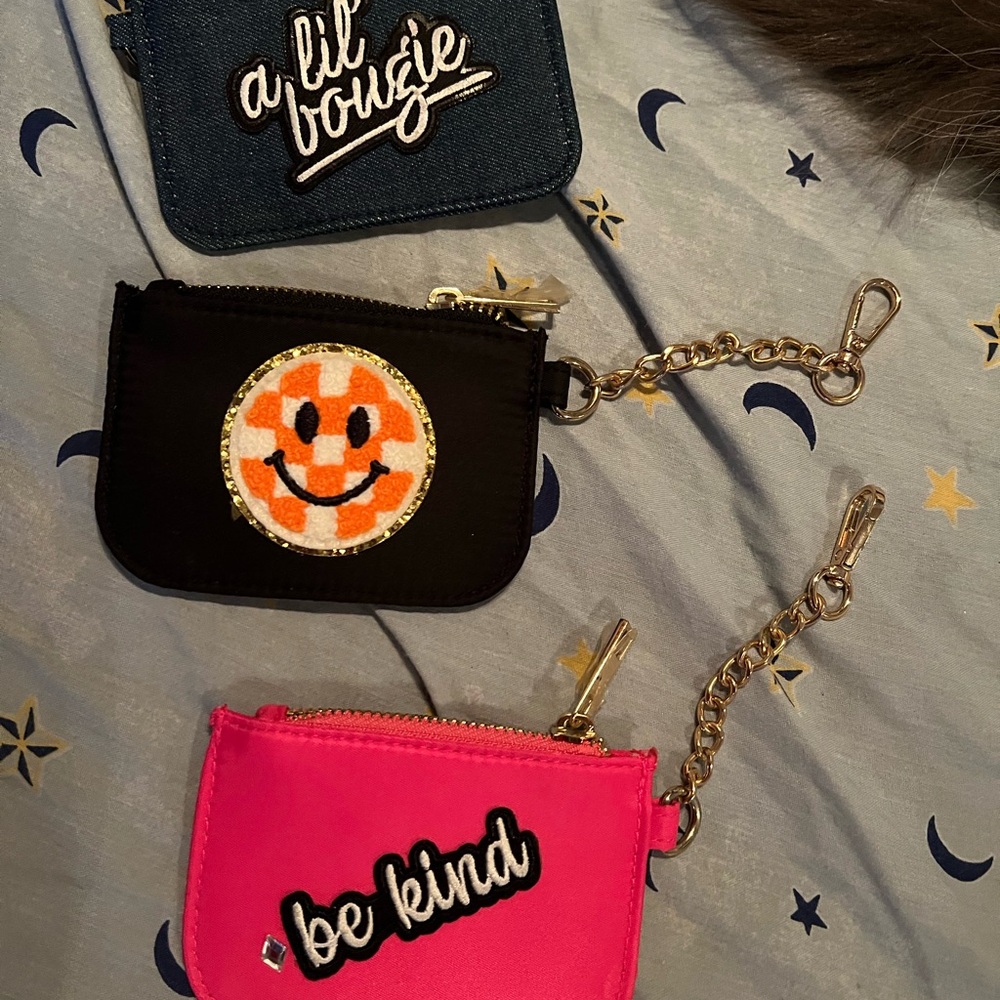 Pink and Black Chain Bags with Playful Designs